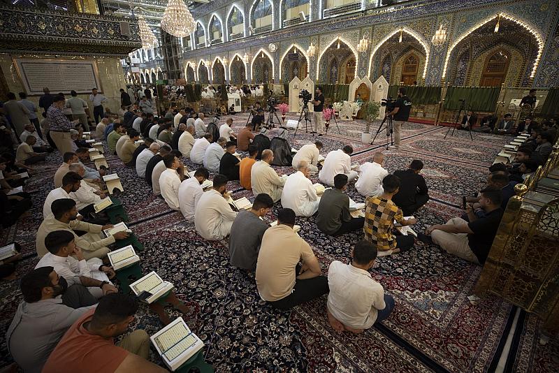 المجمع العلمي ينظّم محفل عرش التلاوة القرآني لوفد من واسط