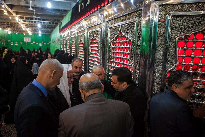 رئيس ديوان الوقف الشيعي من العتبة العباسية المقدسةيشيد بالجهود الاستثنائية المبذولة في إنجاز مشاريعها ويؤكّد نحن مع أيّ مشروعٍ يقدّمُ خدمةً للزائرين ونعمل على دعمه..