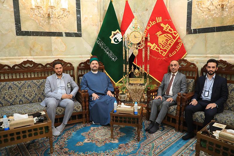 البريد العراقي يشيد بخدمات العتبة العبّاسية الثقافية المقدمة للزائرين