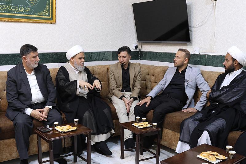 وفد من العتبة العباسية المقدسة ينظّم زيارة لمزار السفير الثالث للإمام المهدي (عجّل الله تعالى فرجه الشريف)