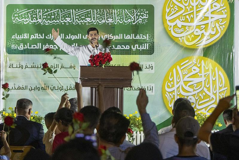 في كربلاء.. الحزام الأخضر يحتفي بذكرى ولادة الصادقين (صلوات الله عليهما)