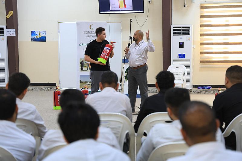 العتبة العباسية المقدسة تنظم دورة السلامة المهنية للمنتسبين الجدد