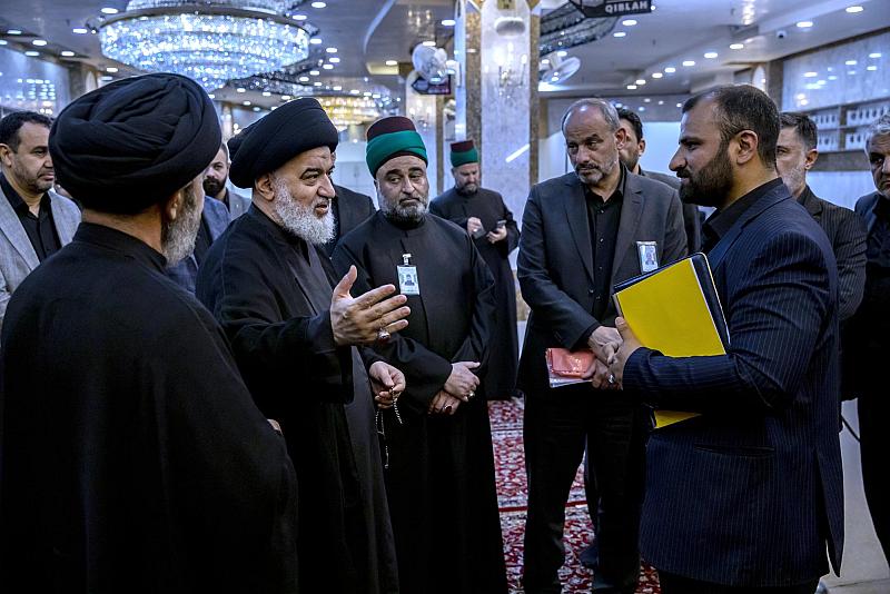 العتبةُ العبّاسية المقدّسة تفتتح المركز الإعلاميّ لزيارة الأربعين بحضور متولّيها الشرعيّ