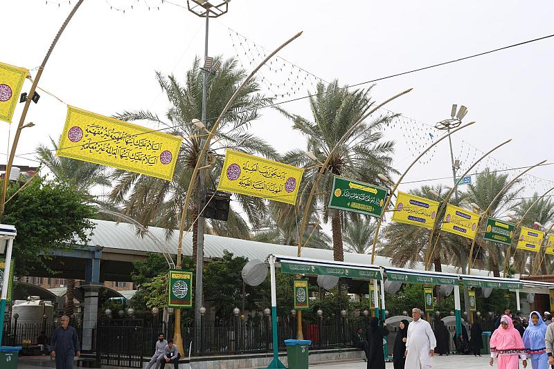 ساحة ما بين الحرمين الشريفين تبتهج بمولد عقيلة بني هاشم (عليها السلام)