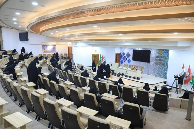 إجراء الاختبار للمُشارِكات في التبليغِ الحوزوي لزيارة الأربعين