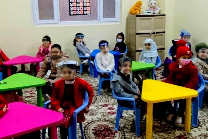 روضةُ أحباب الكفيل تفتتحُ أبوابها وسط إجراءاتٍ احترازيّة ووقائيّة