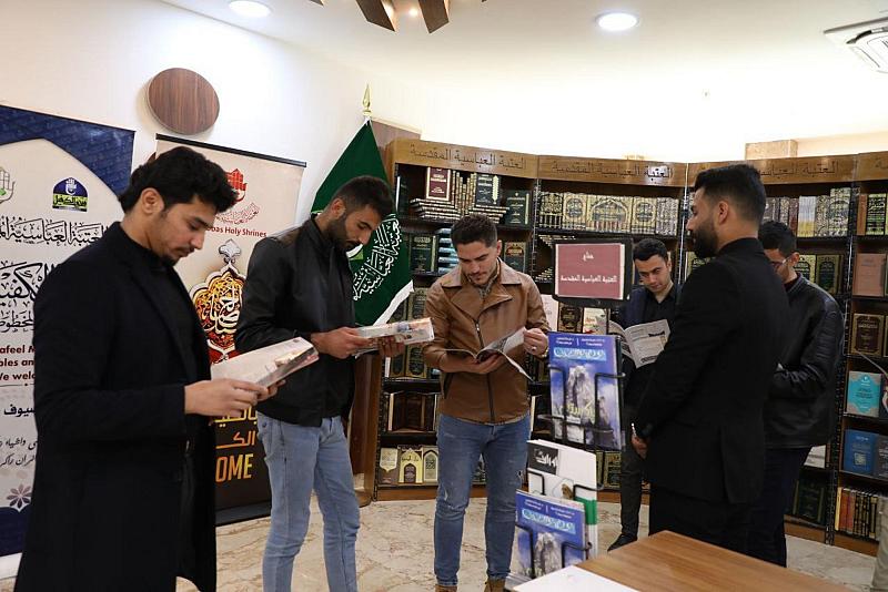 جناح قسم الشؤون الفكرية في جامعة الموصل يشهد إقبالاً كبيراً