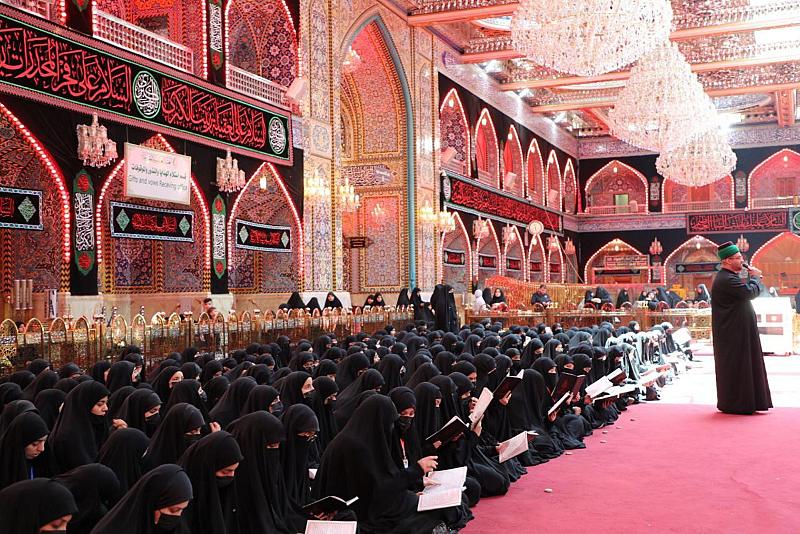 معهد القرآن الكريم النسوي ينظّم سفرة دينية إلى كربلاء المقدسة لطالبات الدورات القرآنية الصيفية