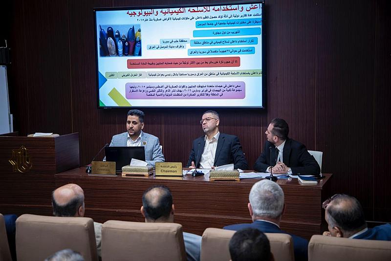  باحثان يقدّمان ورقة تسلّط الضوء على استخدام داعش للأسلحة الكيميائية في تازة خورماتو