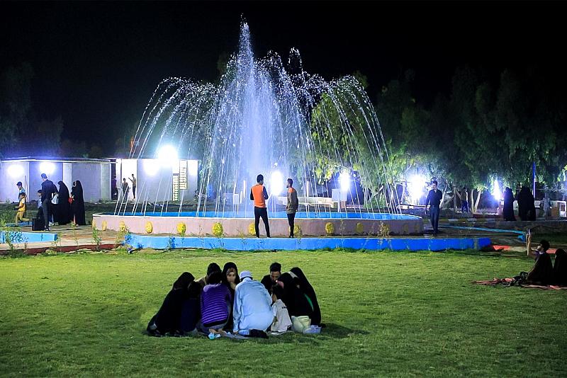 مشروع الحزام الأخضر يفتح واحاته أمام أهالي كربلاء وزائريها