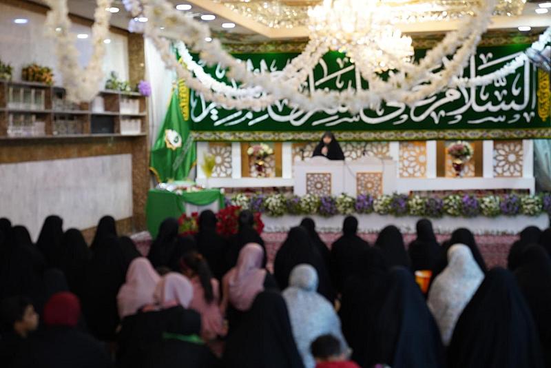 شعبة التوجيه الديني النسويّ تحتفي بذكرى مولد الصادقين (صلوات الله عليهما)