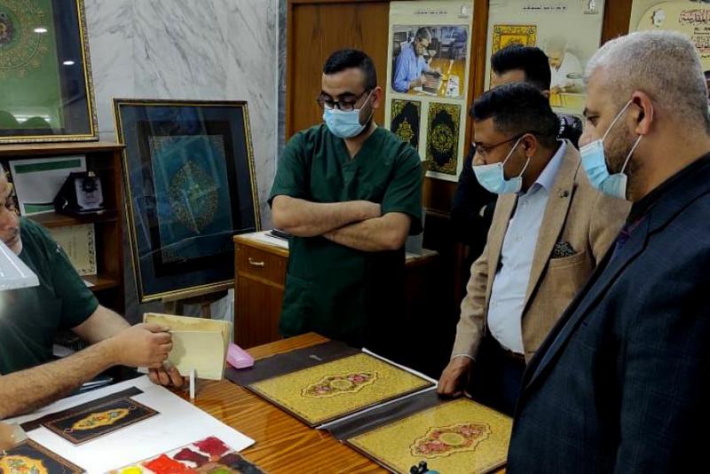 وفدٌ من جامعة ديالى يتطلّع لفتح آفاق التعاون مع مكتبة ودار مخطوطات العتبة العبّاسية المقدّسة
