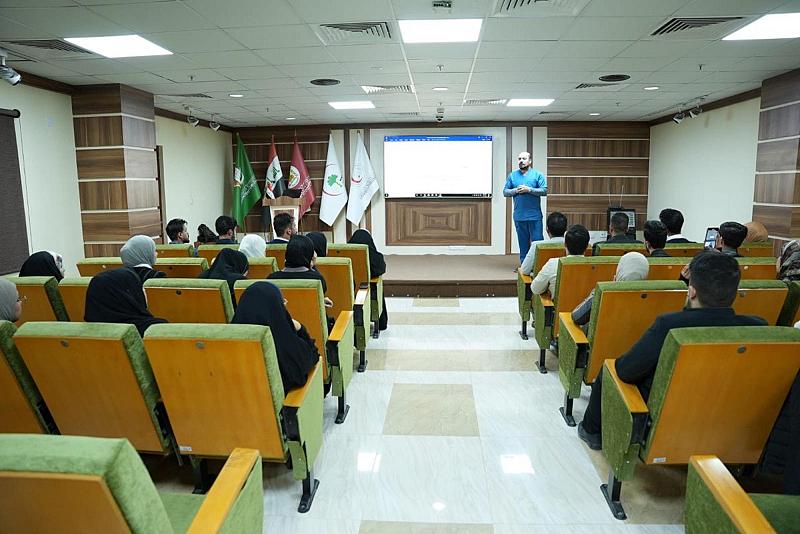 مستشفى الكفيل يقيم برنامجًا علميًّا تفاعليًا لطلبة كلية الصفوة الجامعة