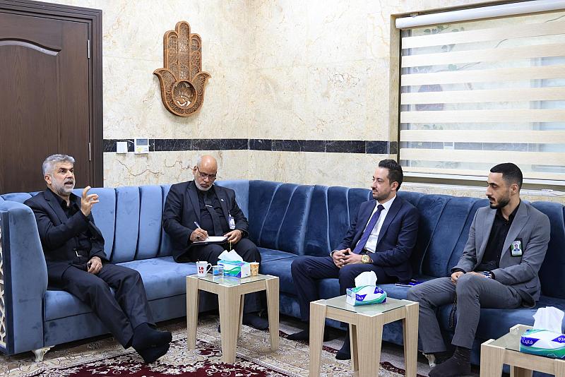 وفد مستشارية الأمن القومي يثني على مشاريع العتبة العباسية المقدسة