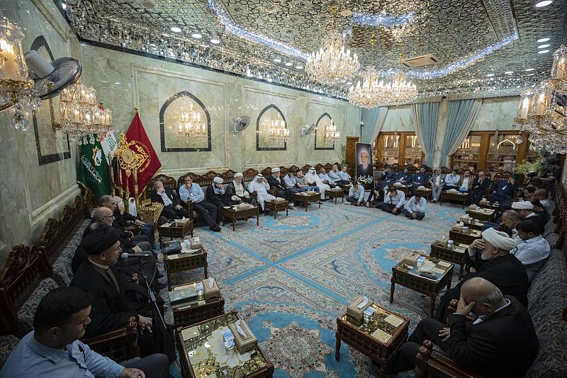 العتبة العباسية تقيم مجلساً تأبينياً لخطيب المنبر الحسيني الشيخ محمد باقر المقدسي