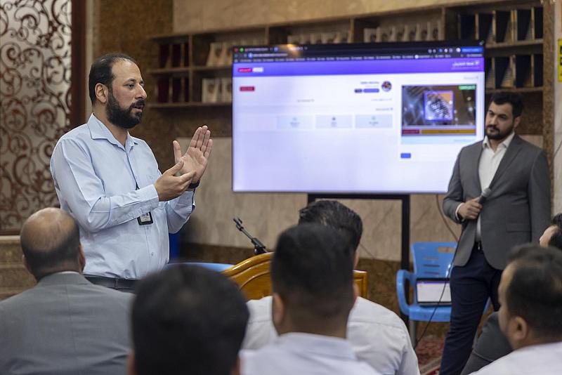 قسم الإعلام ينظم ورشة تدريبية حول تطبيق (إعلامي) لعدد من منتسبي قسم حفظ النظام