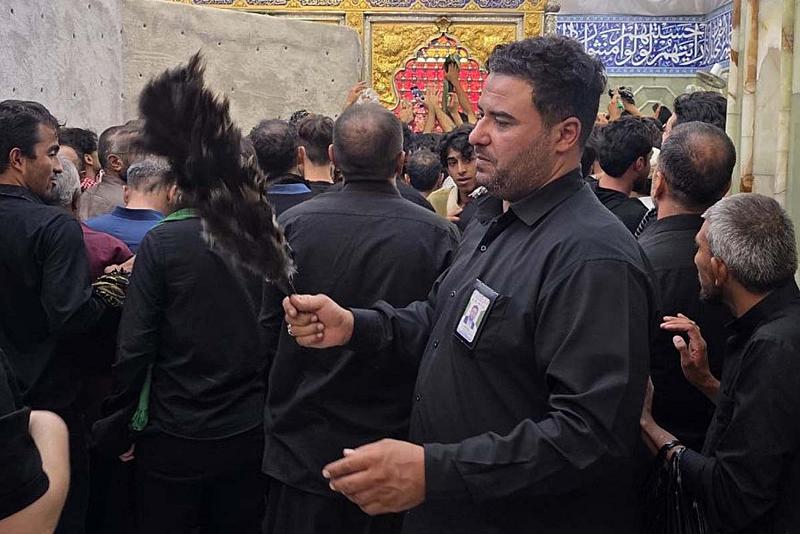 على مدار 24 ساعة.. شعبة الشهداء والجرحى تساند ملاكات قسم إدارة الحرم الشريف في خدمة زائري الأربعين