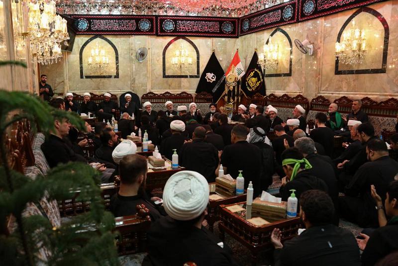 العتبةُ العبّاسية تختتمُ مجلسها العزائي الذي أقُيم بذكرى أربعين الإمام الحسين (عليه السلام)