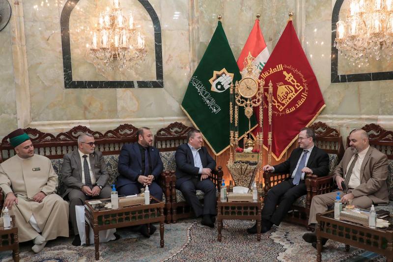 العتبة العباسية تستقبل السفير الروسي في العراق