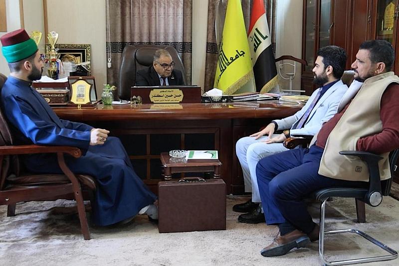 العتبة العباسية المقدسة تدعو جامعة تكريت للمشاركة في الحفل المركزيّ لتخرّج طلبة الجامعات