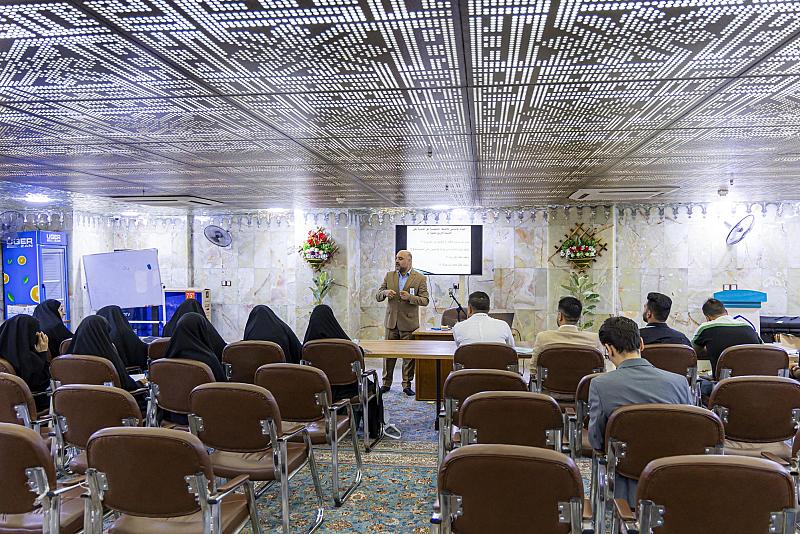 العتبة العباسية تقيم ورشةً ثقافية لمؤسّسة رؤية للابتكار والتنمية في كربلاء