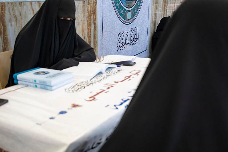 بمشاركة أكثر من2300 متطوعة ...شعبة مدارس الكفيل الدينية النسوية تقدم خدمات متنوعة للزائرات