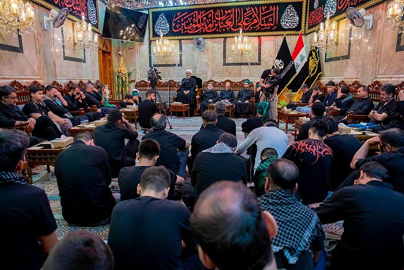 العتبة العباسية المقدسة تواصل إقامة مجلسها العزائي الأسبوعي إحياءً لزيارة الأربعين