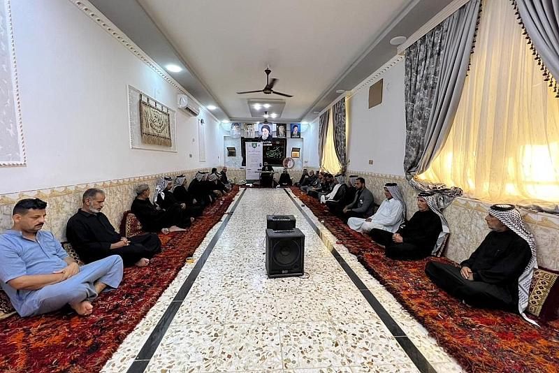 ضمن برنامج بيوت النعيم.. قسم الشؤون الفكرية ينظم مجلسًا حسينيًّا في بابل