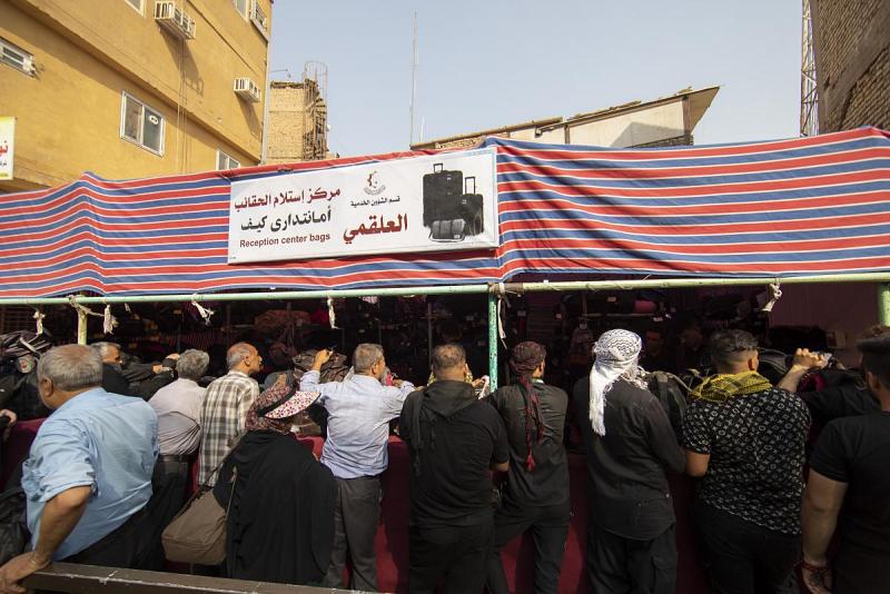 شعبة الأمانات تستحدث مواقع جديدة لحفظ حقائب الزائرين