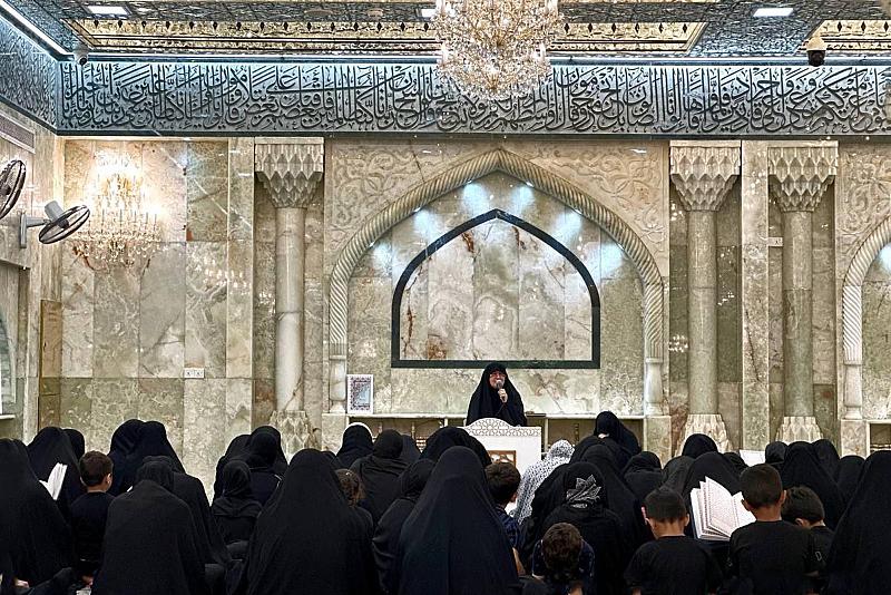 شعبة التوجيه الديني النسوي تقيم محاضرة حول دعاء الندبة المبارك