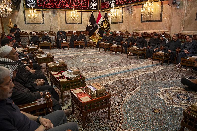 العتبة العباسية تنظم مجلسها العزائي لليوم الثالث إحياءً لشهر الأحزان