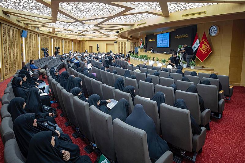 شاعرة لبنانية تثني على جهود العتبة العباسية في تنظيم فعاليات أسبوع الإمامة والعناية بمؤتمراته العلمية