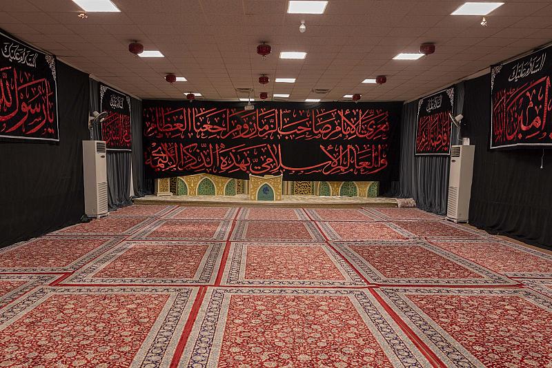 مجمع العلقمي يجهز قاعاته لاستقبال زائري الأربعين في محور بابل - كربلاء