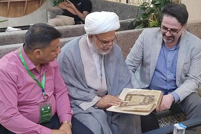 العتبة العباسية تستقبل المشاركين في مسابقة الثقلين لخط المصحف الشريف
