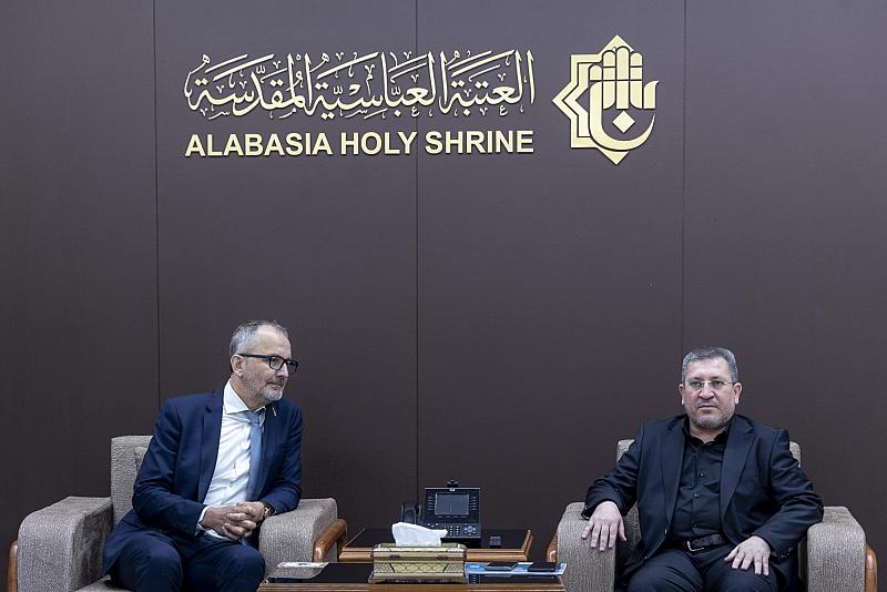 العتبة العباسية المقدسة تبحث مع الوكالة الألمانية للتعاون الدولي سبل تعزيز الشراكة في مجالات عدة