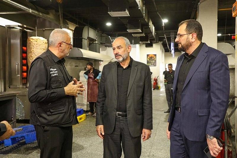 عضو مجلس إدارة العتبة العباسية المقدسة يتفقد مجمع أم البنين (عليها السلام) لخدمة زائري الأربعين