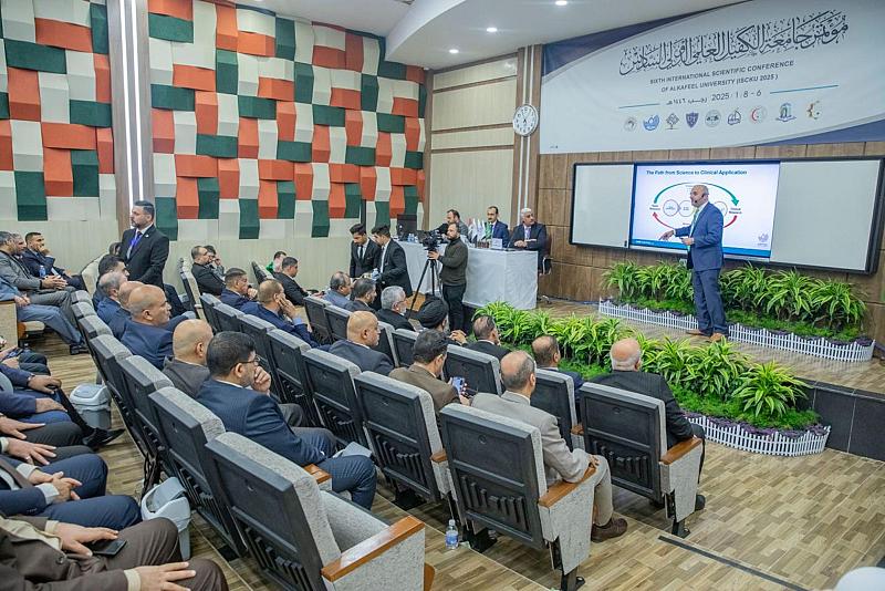 المؤتمر العلمي الدولي السادس لجامعة الكفيل يشهد انعقاد جلسة الافتتاح