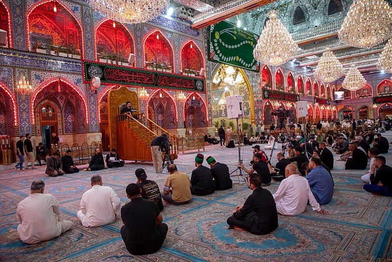 العتبة العباسية المقدسة تقيم مجلس عزاءٍ لإحياء ذكرى شهادة السيدة الزهراء (عليها السلام)