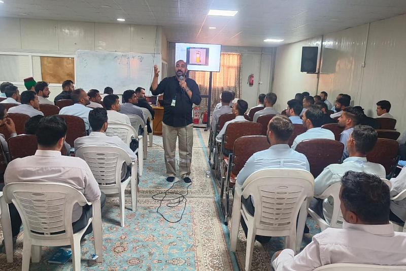 العتبة العباسية المقدسة تنظم دورة السلامة المهنية لمنتسبيها الجدد