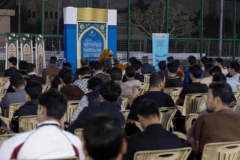 قسم العلاقات يقيم أمسية رمضانية ثقافية لطلبة الأقسام الداخلية في جامعة كربلاء