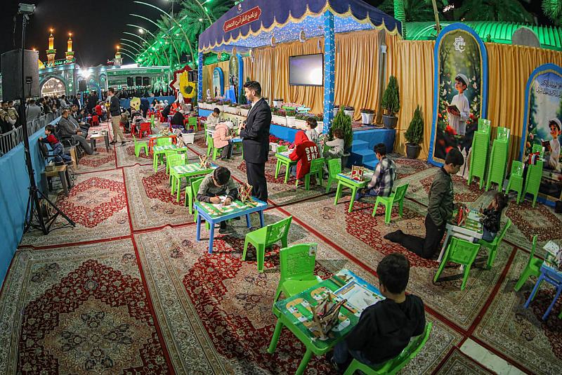 المجمع العلمي يقيم (المرسم الحسيني) ضمن فعاليات برنامج القرآني الصغير