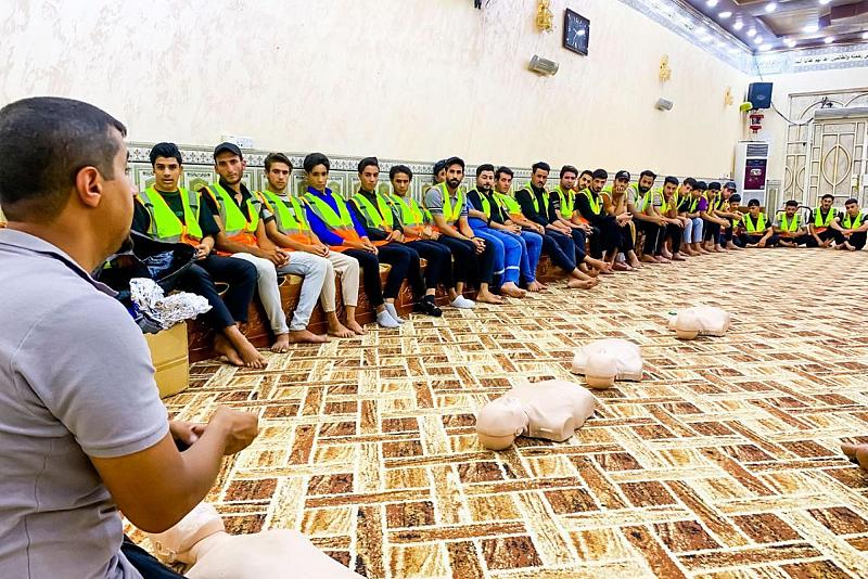 أكاديمية الكفيل تباشر بتنفيذ خطّتها لخدمة زائري العتبتين المقدّستين في شهر محرّم 