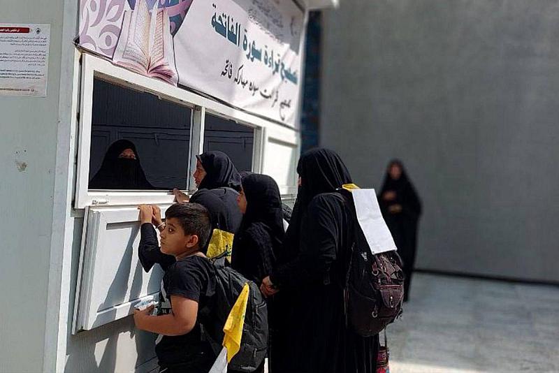 شعبة فاطمة بنت أسد تبدأ برنامجها السنوي بخدمة زائرات الأربعين