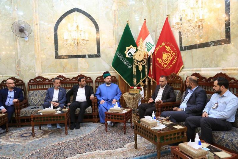 أمينُ مزار السيّدة شريفة (عليها السلام) في ضيافة العتبة العبّاسية المقدّسة