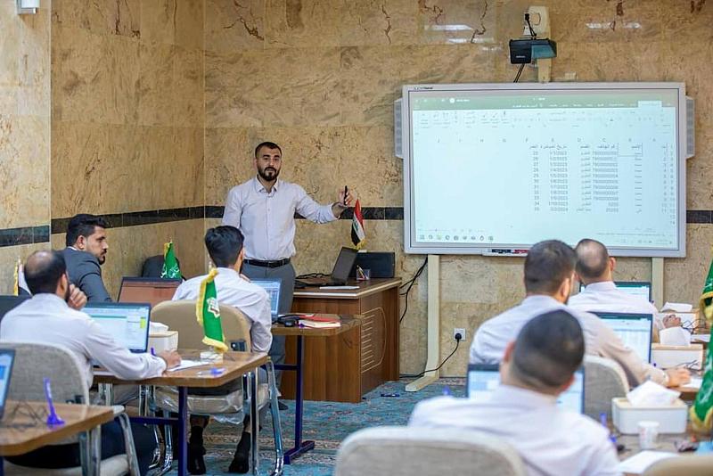 قسم التطوير يقيم دورة عن برامج الحاسوب المكتبية لمنتسبي العتبة العباسية