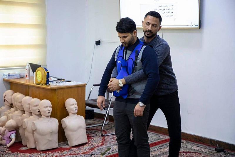 قبلة على جبين الحياة.. أكاديمية الكفيل للإسعاف الفوري