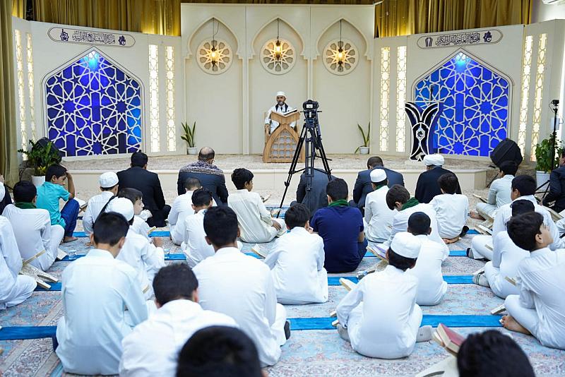 المجمع العلمي ينظم محفلًا قرآنيًّا لوفد من العتبة العلوية المقدسة