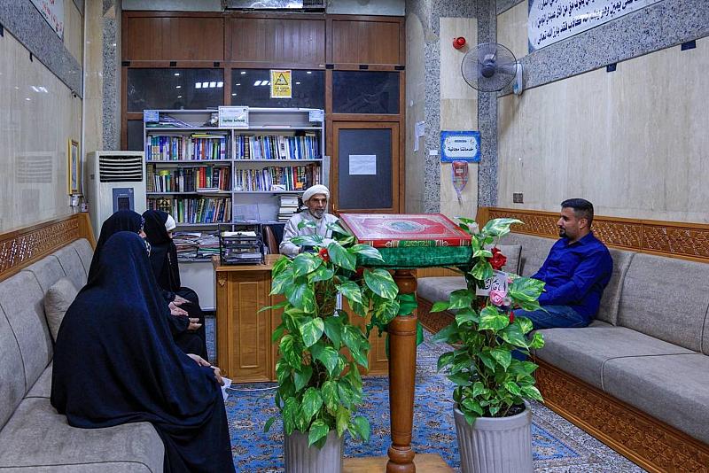 قسم الشؤون الدينية يواصل إجراء عقود الزواج الشرعية داخل مرقد أبي الفضل العباس (عليه السلام)