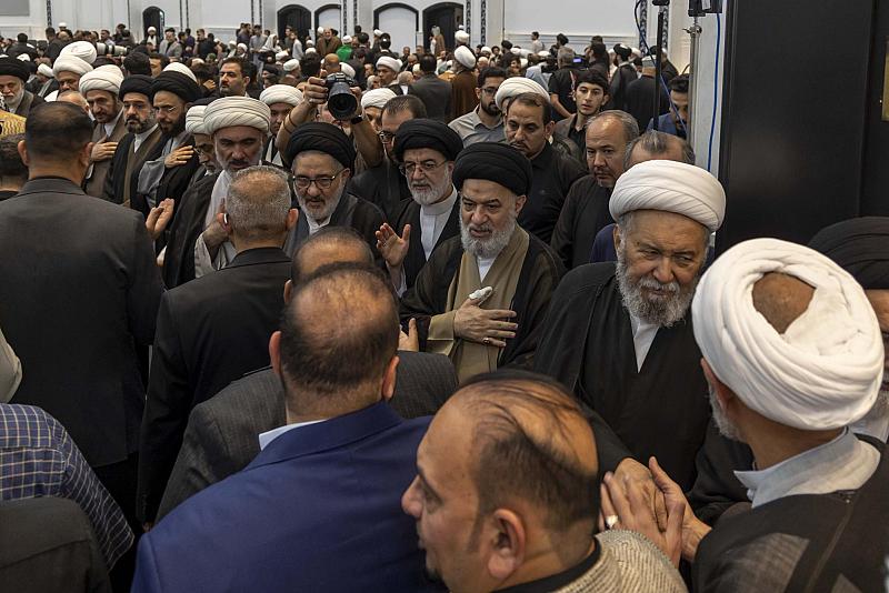 إقامة مجلس الفاتحة على روح المرجع الديني الشيخ الفياض في النجف الأشرف