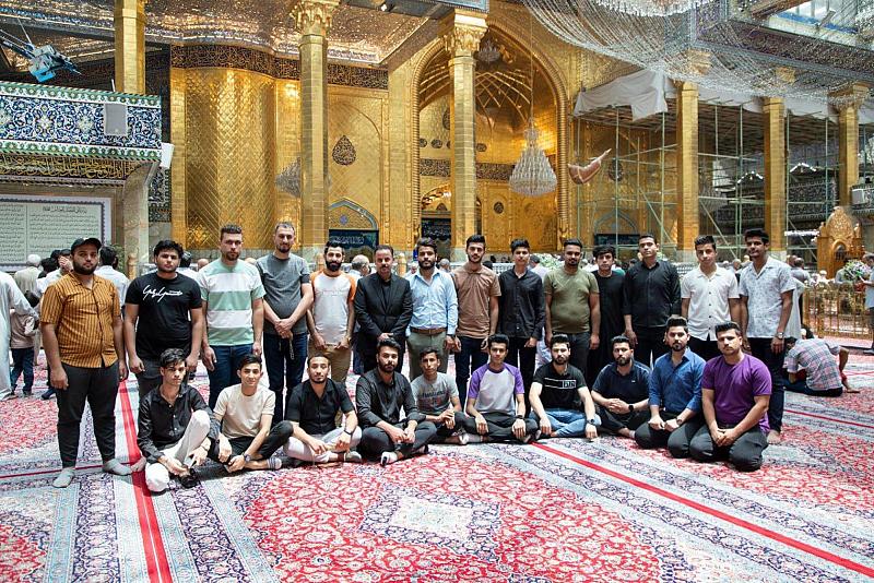 قسم العلاقات ينظّم برنامجاً ثقافياً لوفد جامعة الإمام الكاظم (عليه السلام)